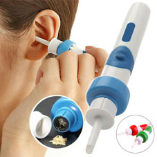 מנקה ומסיר שעוות אוזניים חשמלי עם וואקום